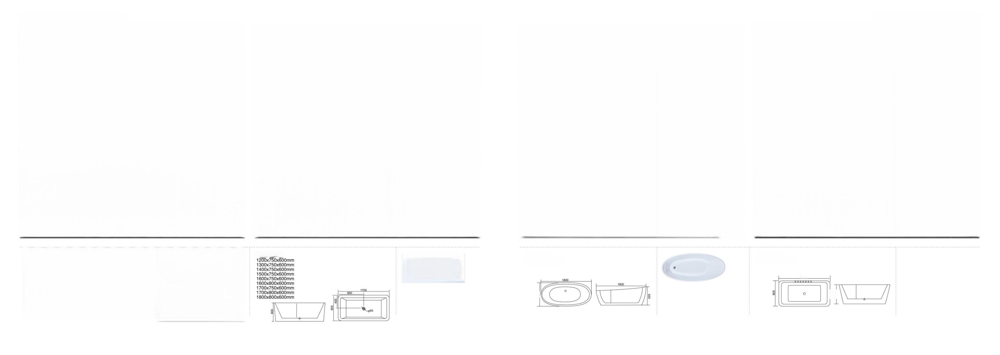 HW-5002 Whirlpool Massage Bathtub