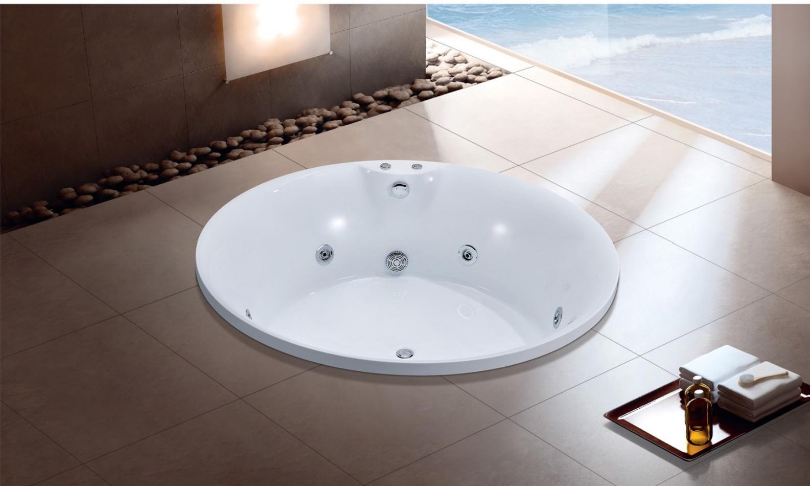 HW-6010 Concealed Massage Bathtub
